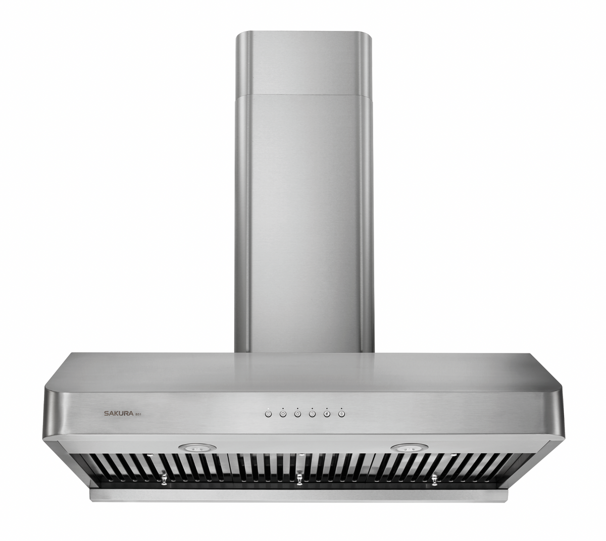 B51A Sakura 30" Range Hood with Chimney Flue Stainless Steel Sakura