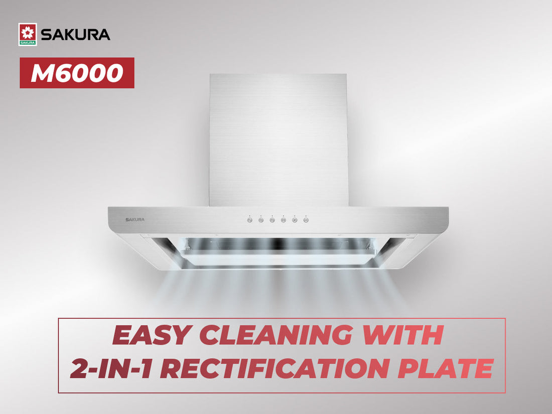 2-in-1 Rectification Plate |  Sakura Chimney-style Range Hood M6000