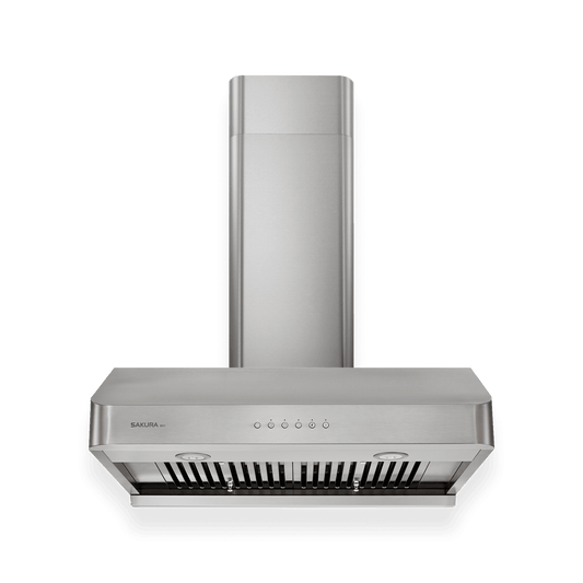 B-51 Sakura 30" Range hood - Stainless Steel - Wall-mount Chimney