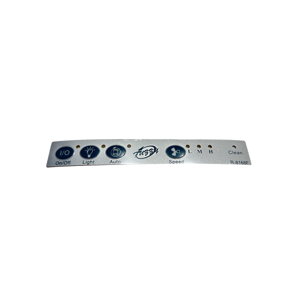 Control Label Sticker for R8168F – Sakura - USA