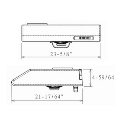 R-602 24英寸櫃下式抽油煙機