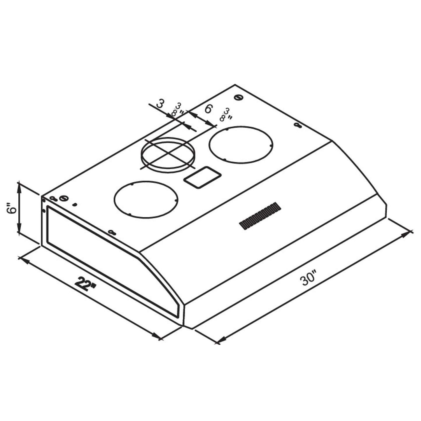 R-727II 30" Under-Cabinet Style